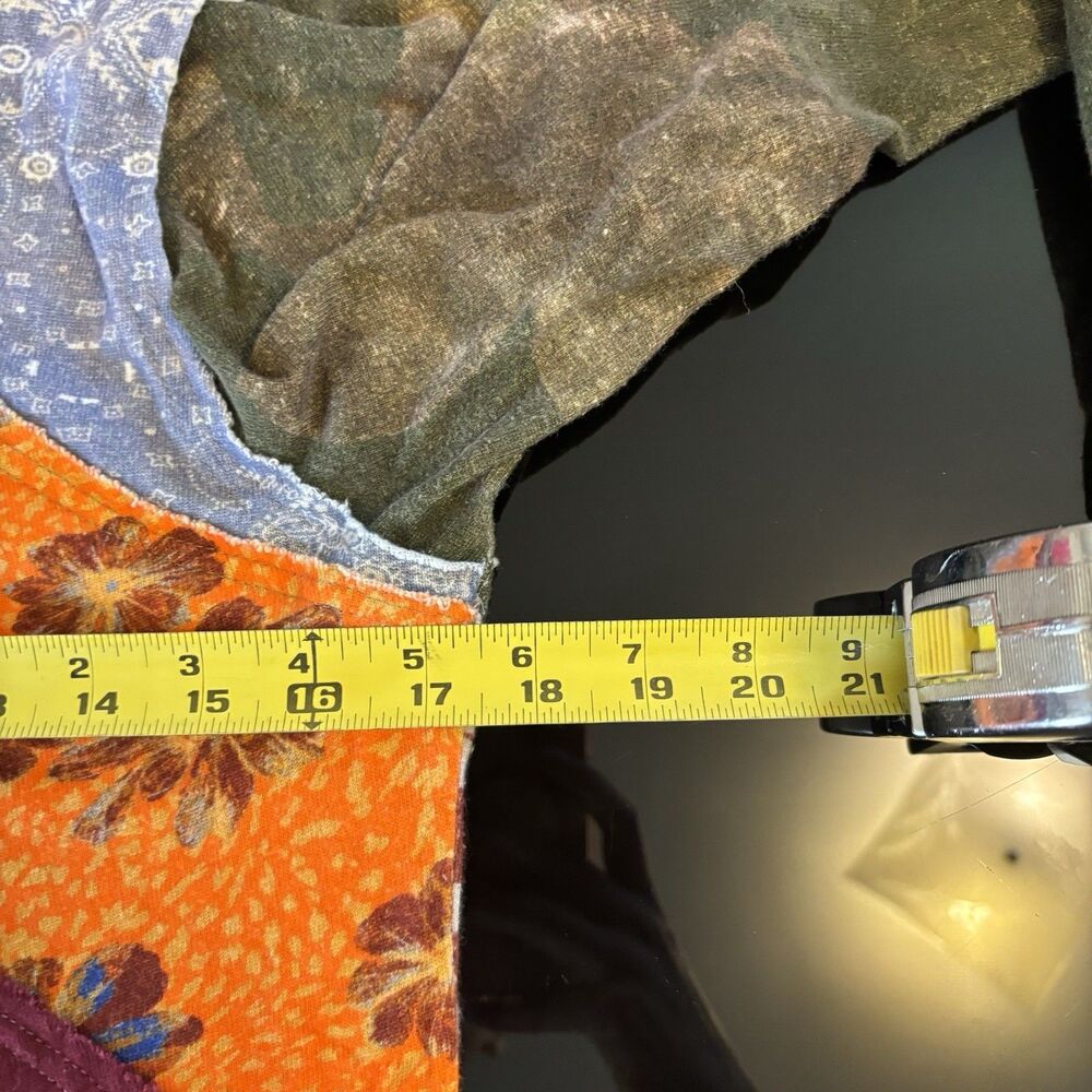 We The Free Multicolor Patchwork Long Sleeve Top - image 5